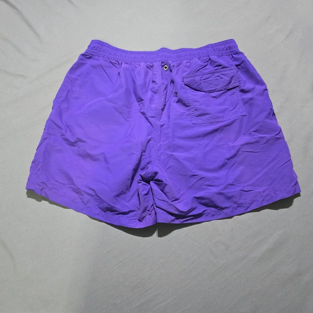 Polo Ralph Lauren Swim Trunks Mens XXL Purple Nylon Shorts